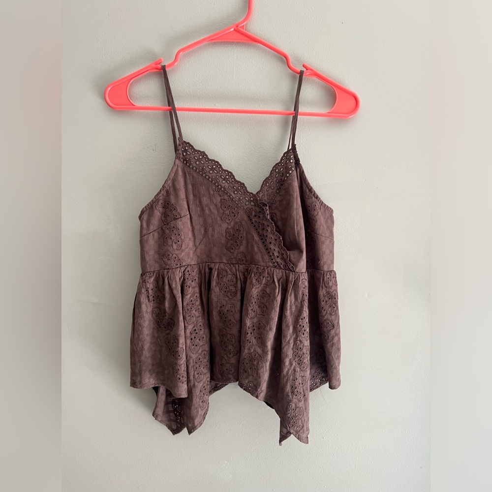 American eagle brown tank